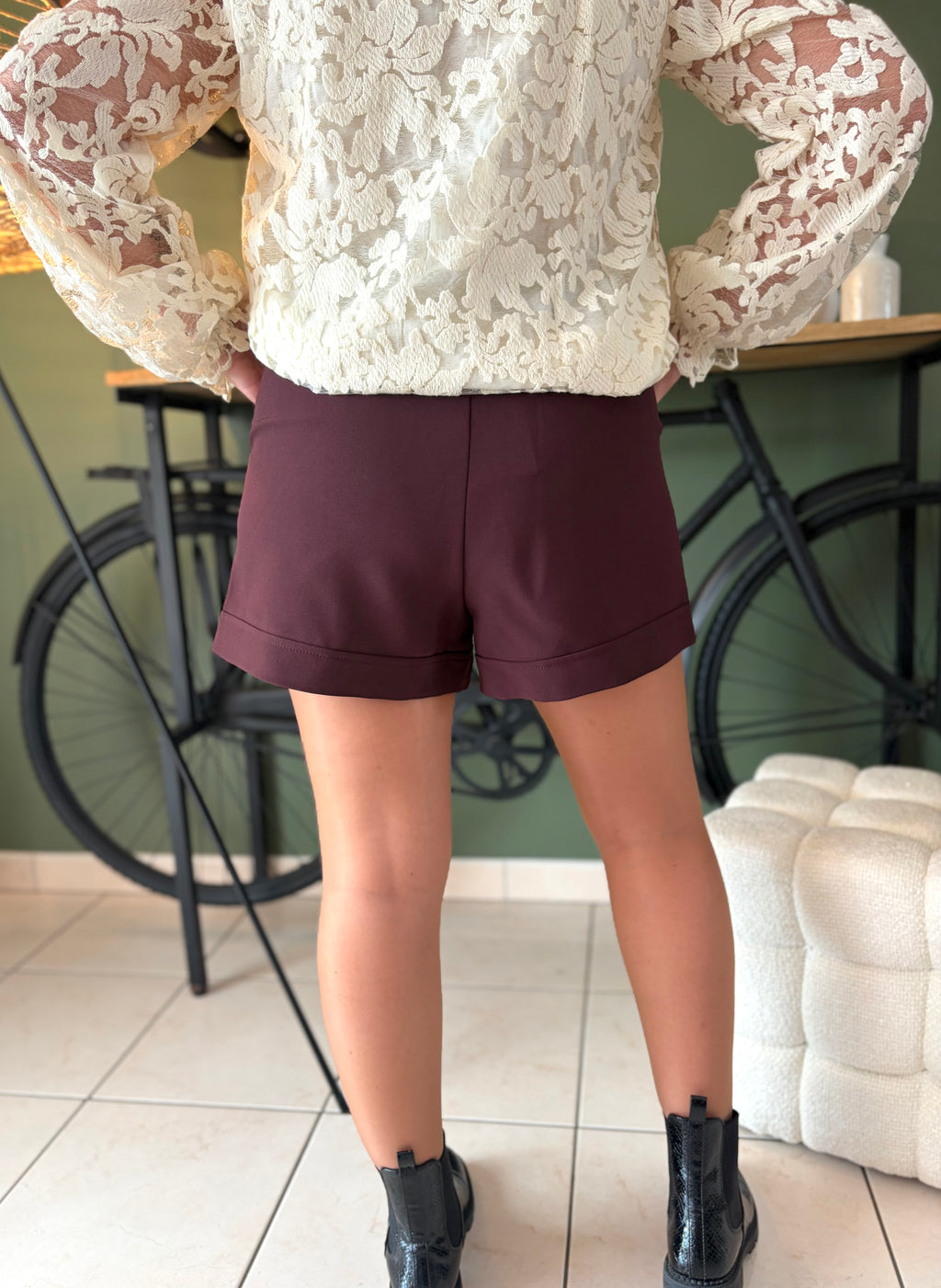 Short Turquie Bordeaux