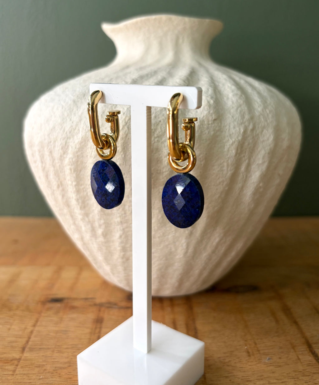 Boucles d’oreilles Valentine BLEU