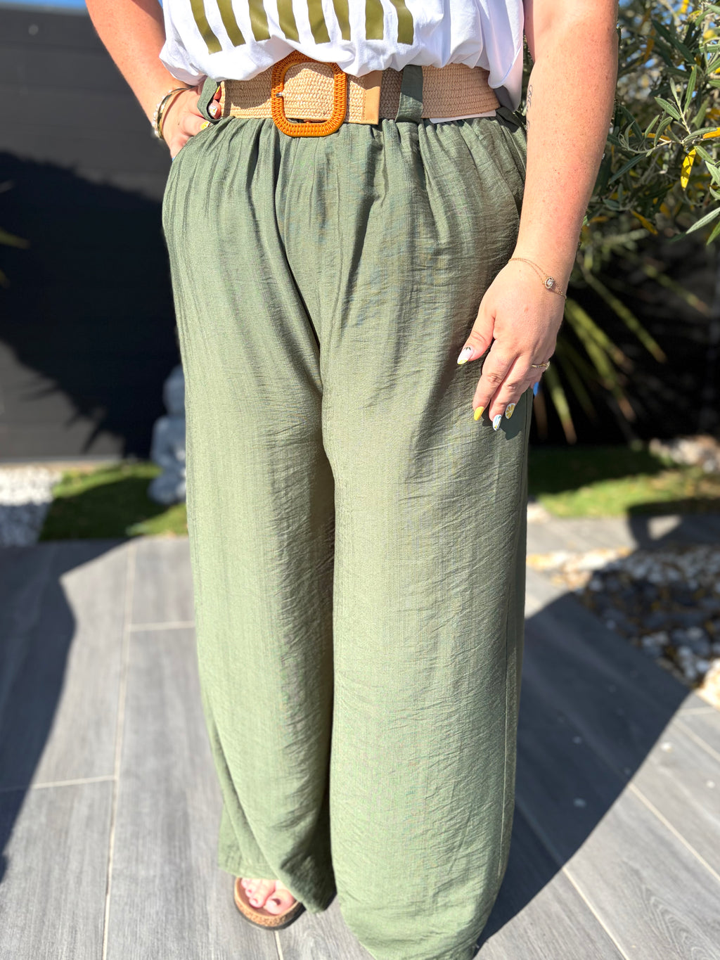 Pantalon bella kaki