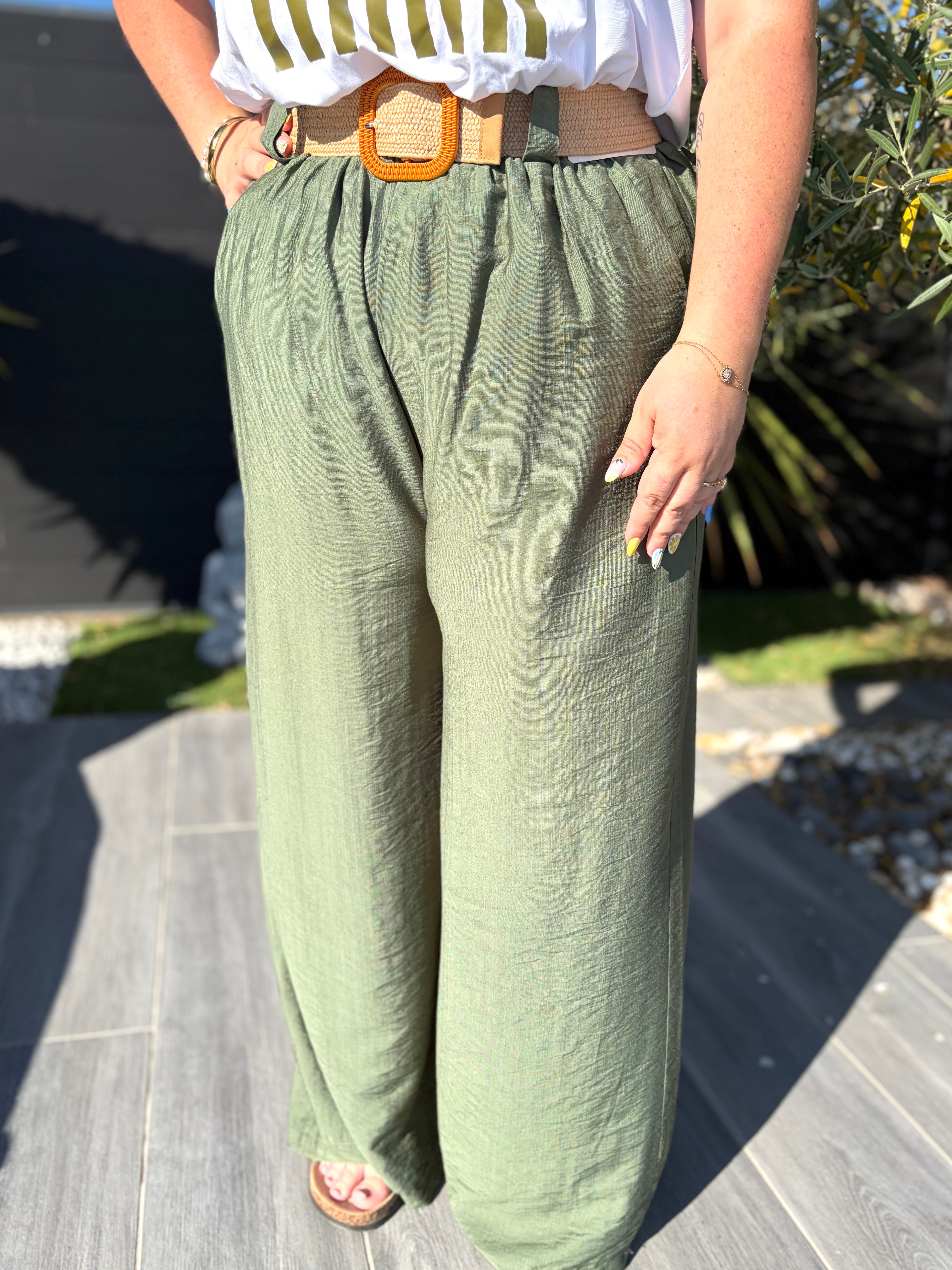 Pantalon bella kaki
