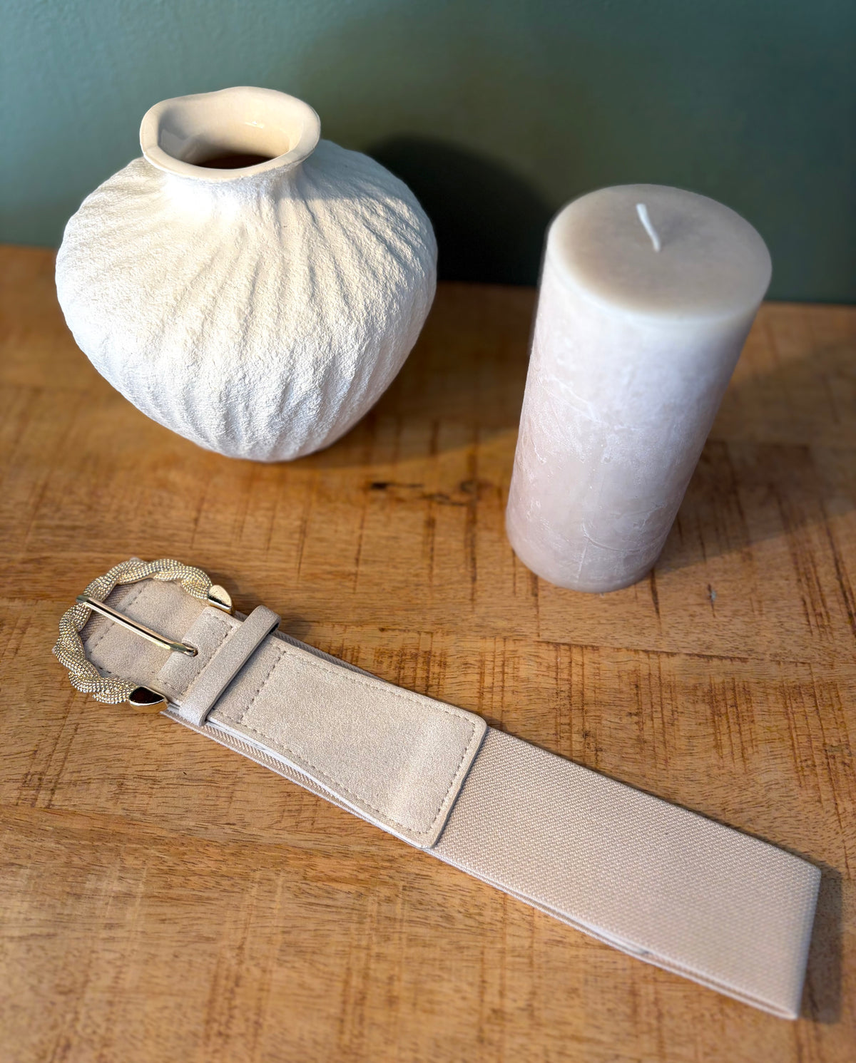 Ceinture Alba beige