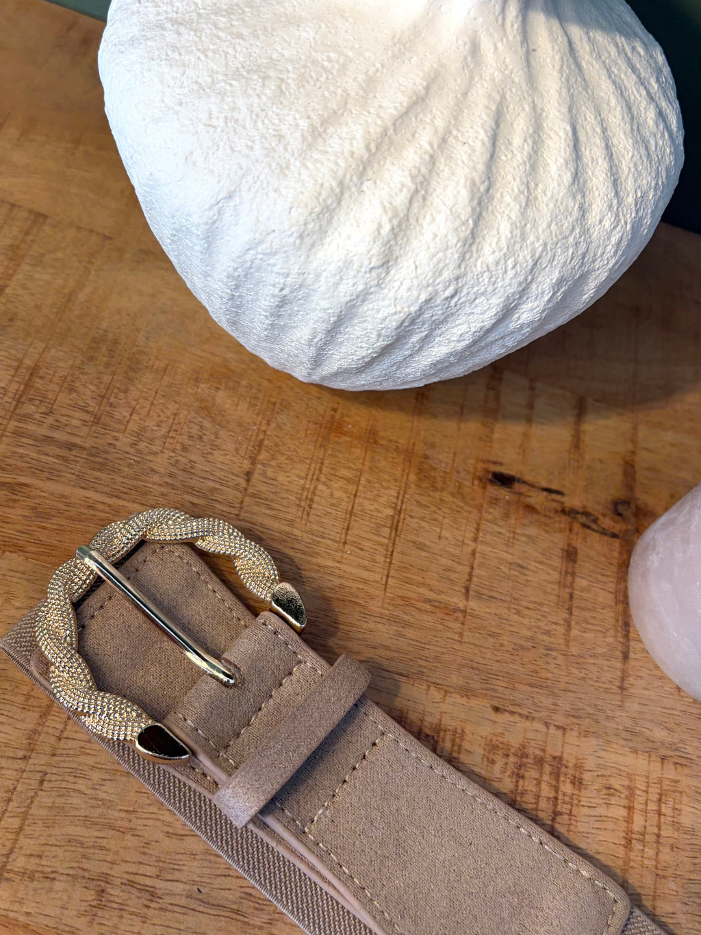 Ceinture Alba marron clair