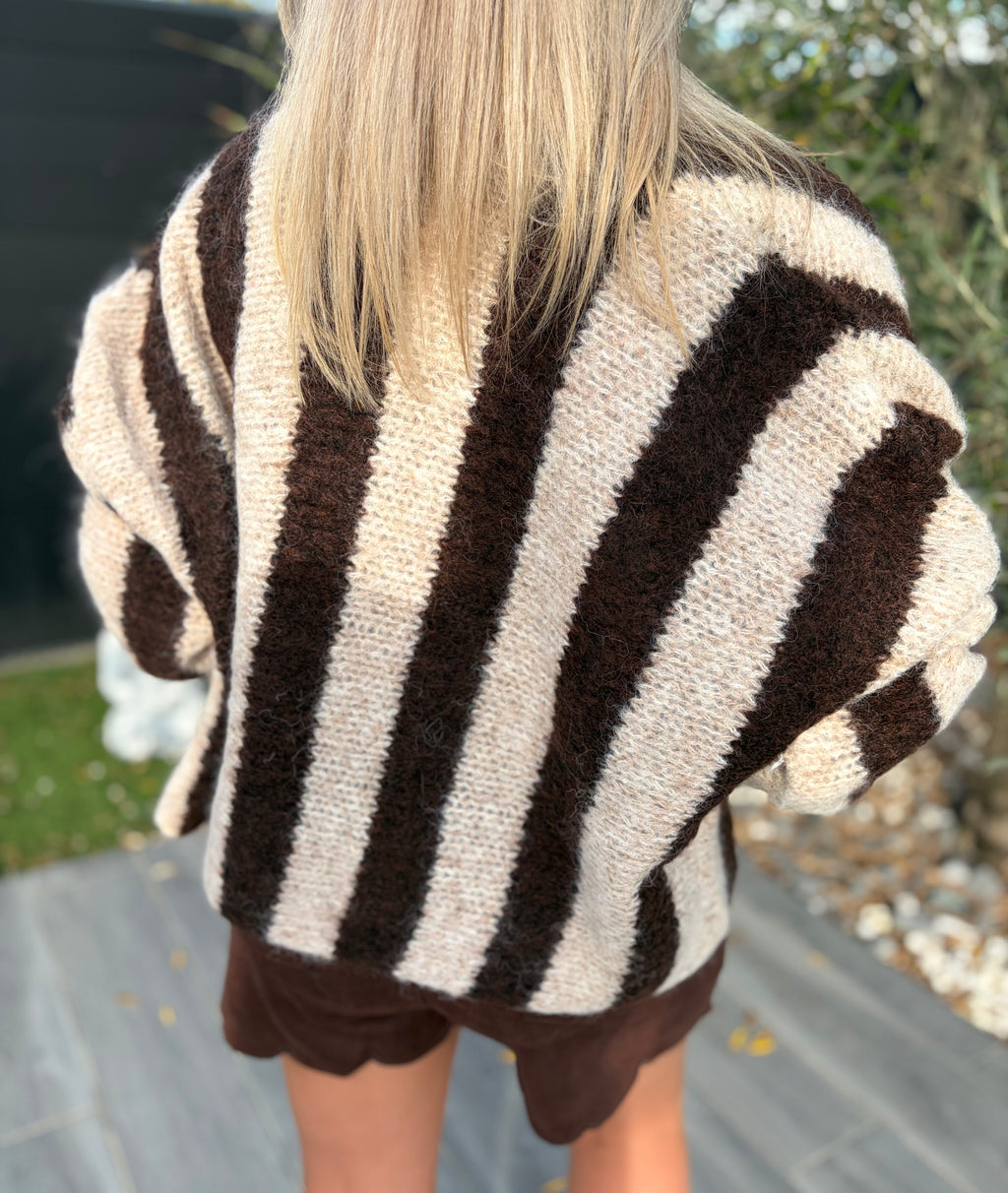 Veste Heidi chocolat