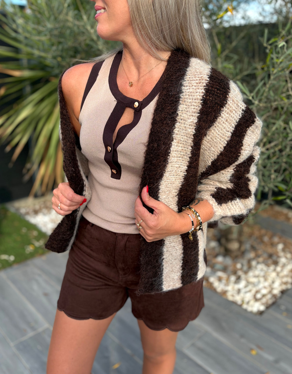 Veste Heidi chocolat