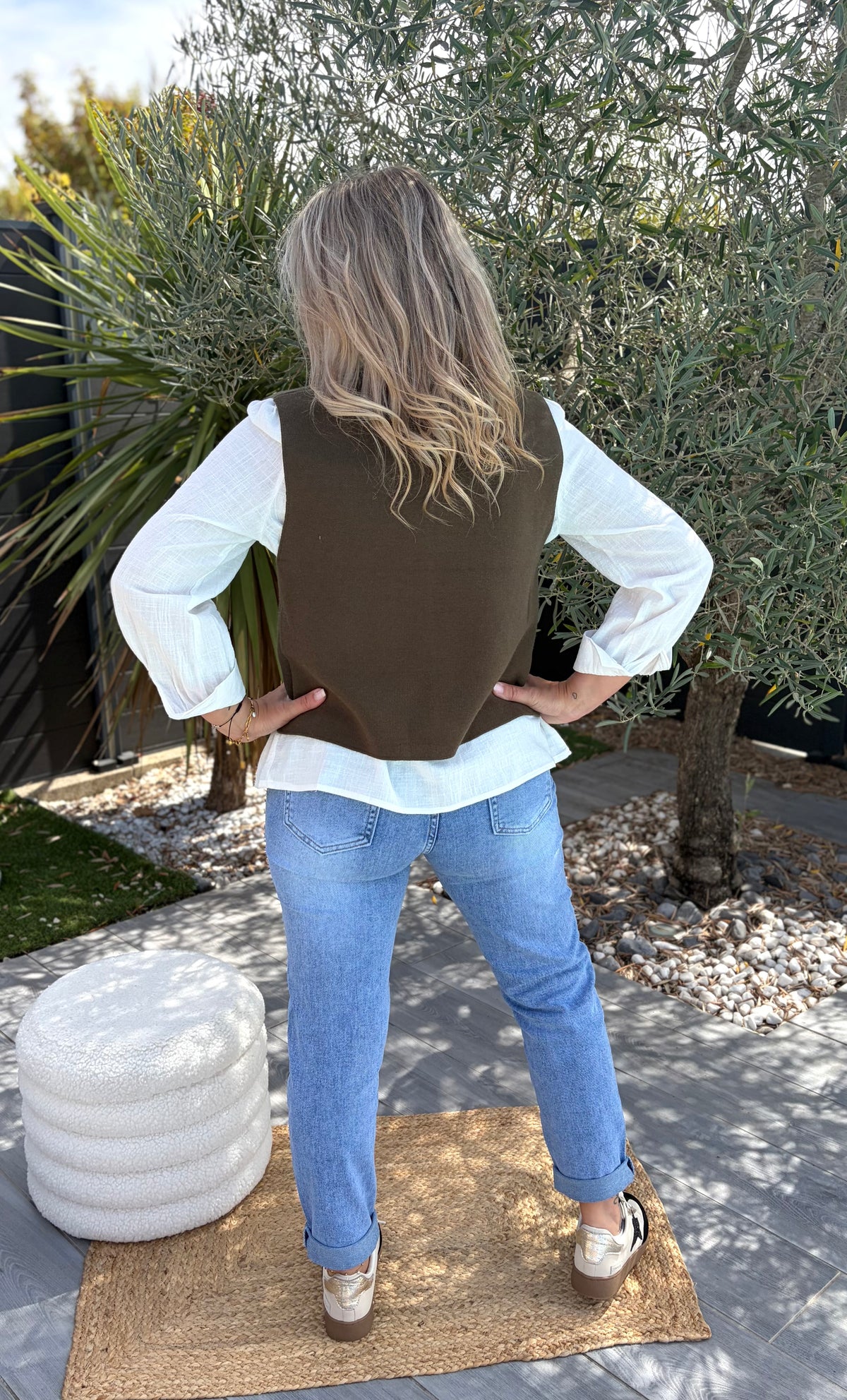 Gilet sans manches Néo kaki