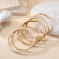 Lot bracelets vanesa beige
