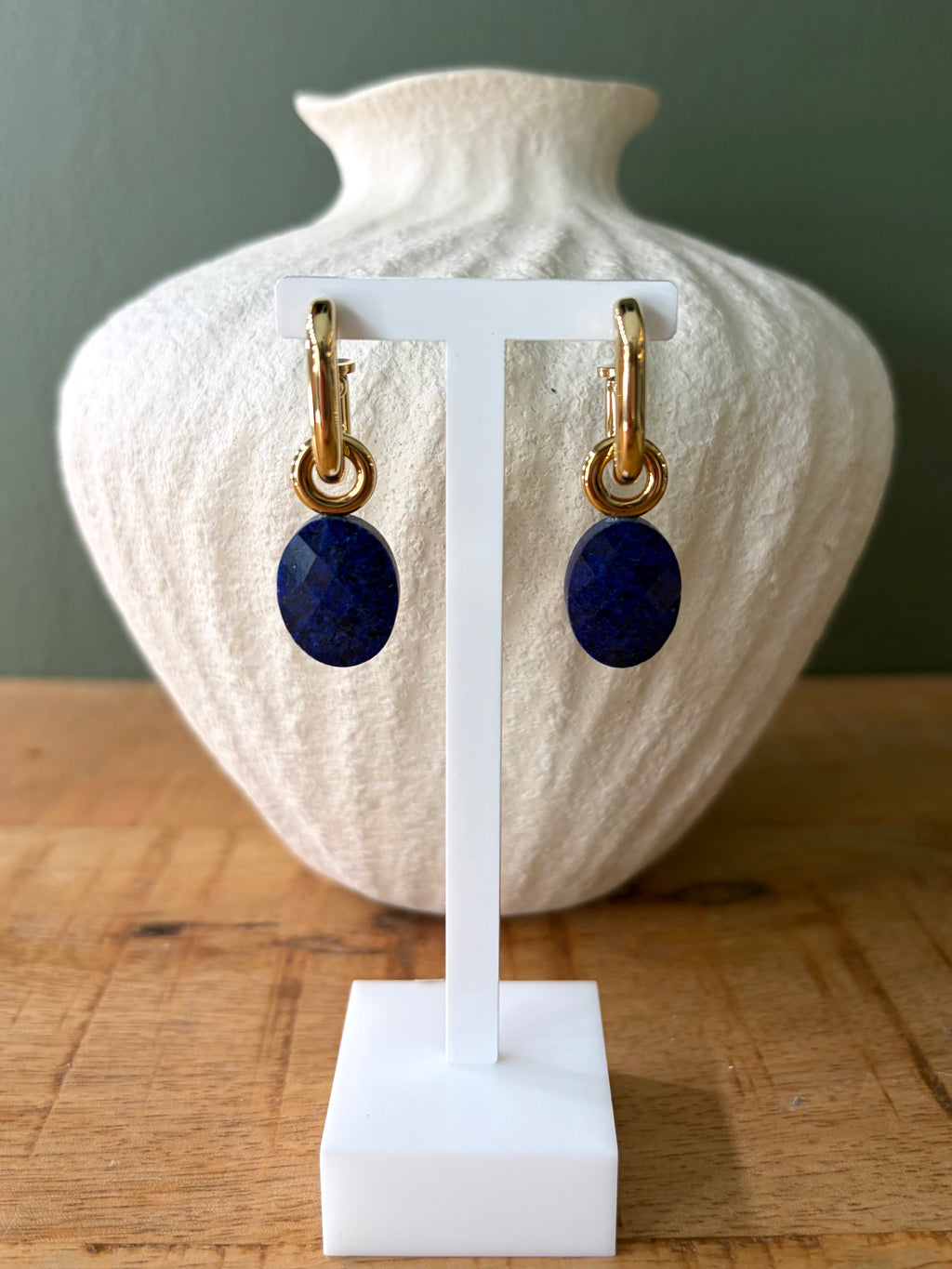 Boucles d’oreilles Valentine BLEU
