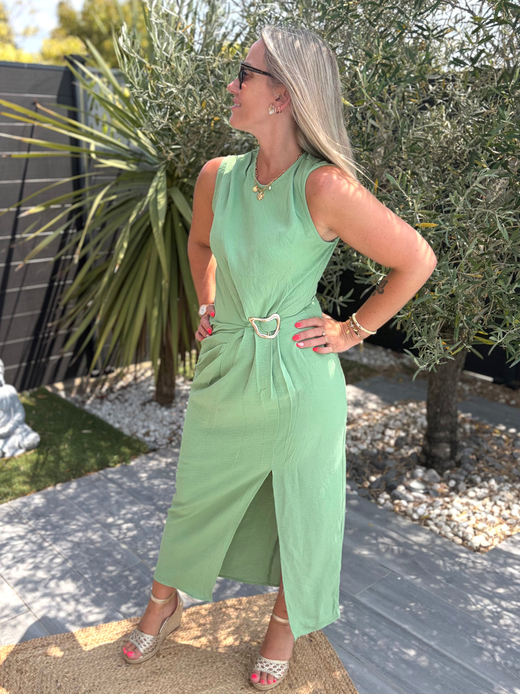 Robe clarisse vert