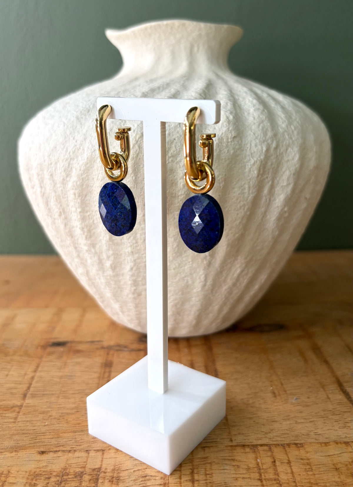 Boucles d’oreilles Valentine BLEU