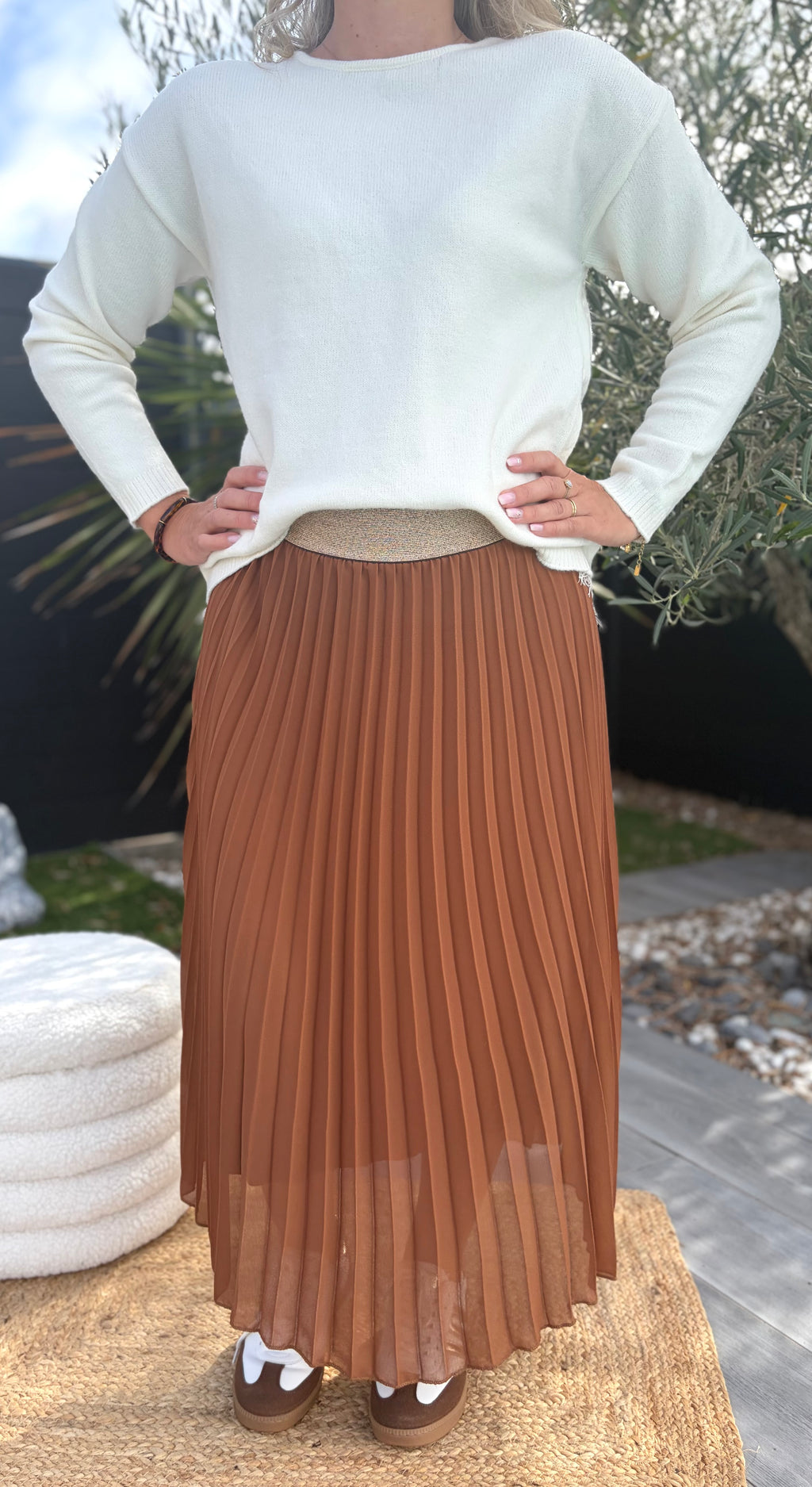 Jupe Mila CAMEL