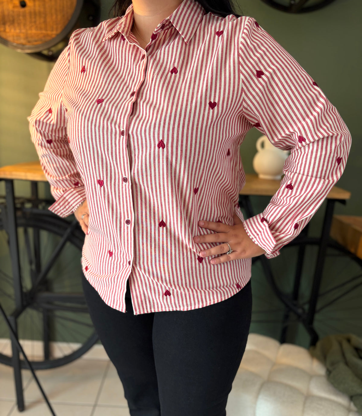Chemise Bordeaux