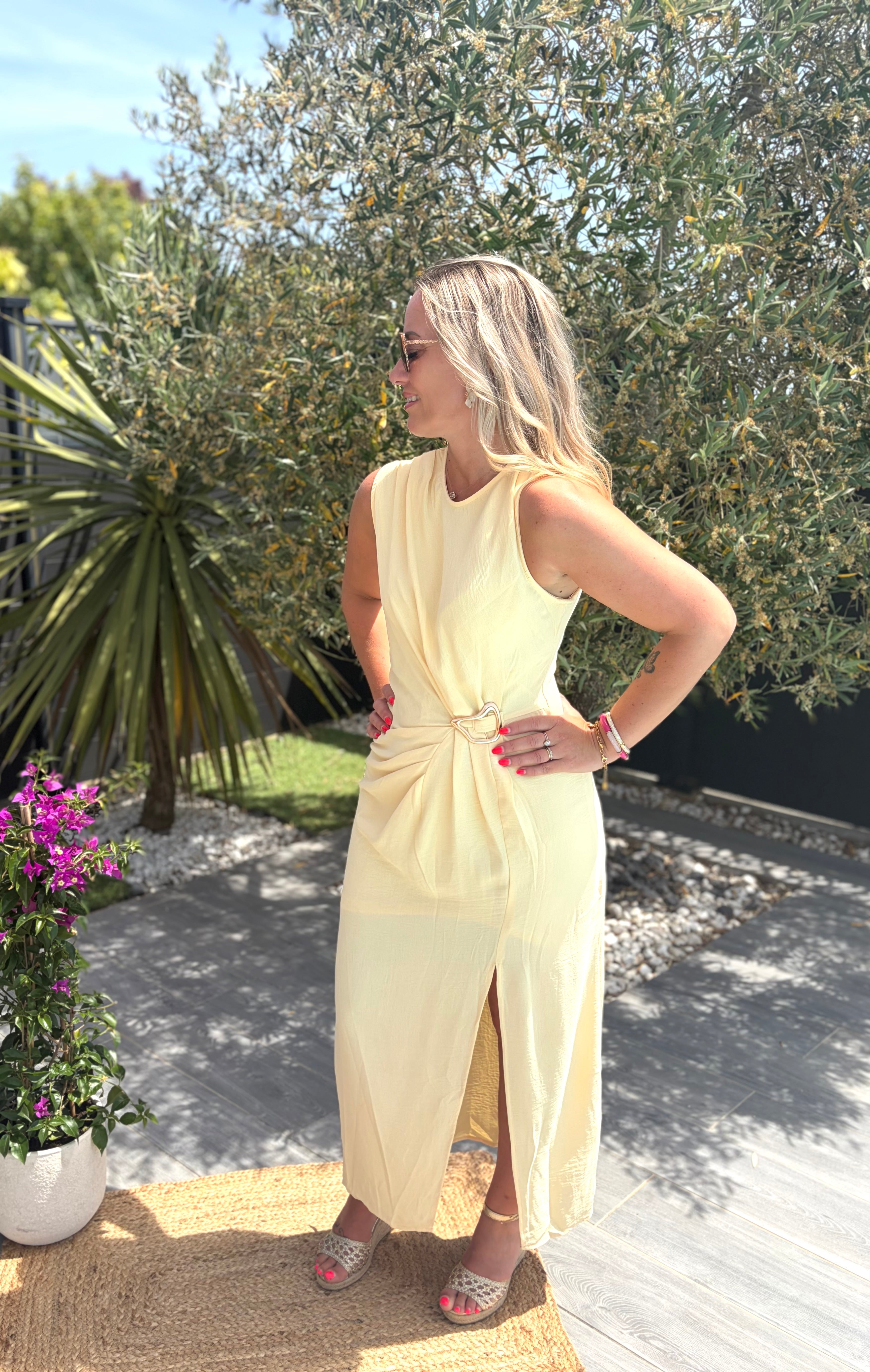 Robe clarisse jaune