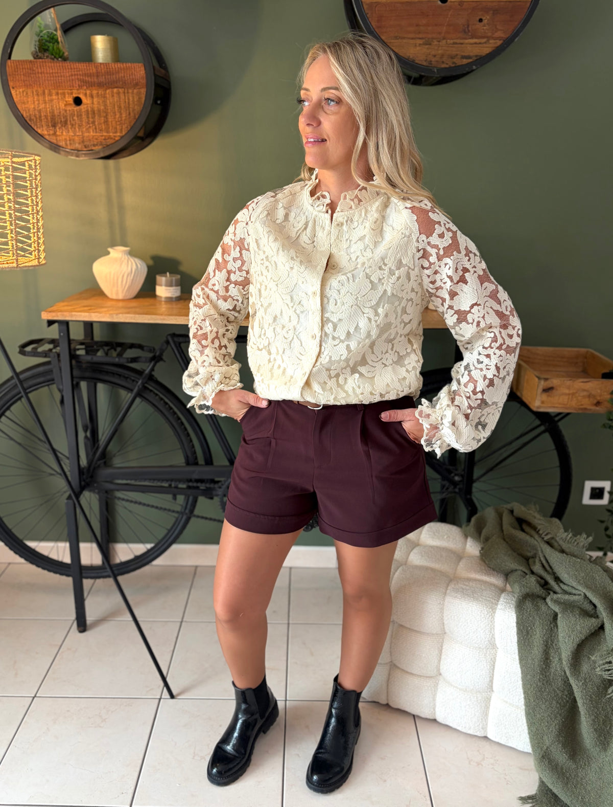 Short Turquie Bordeaux