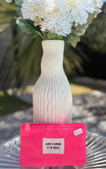 Pochette vivre d’amour et de soleil rose