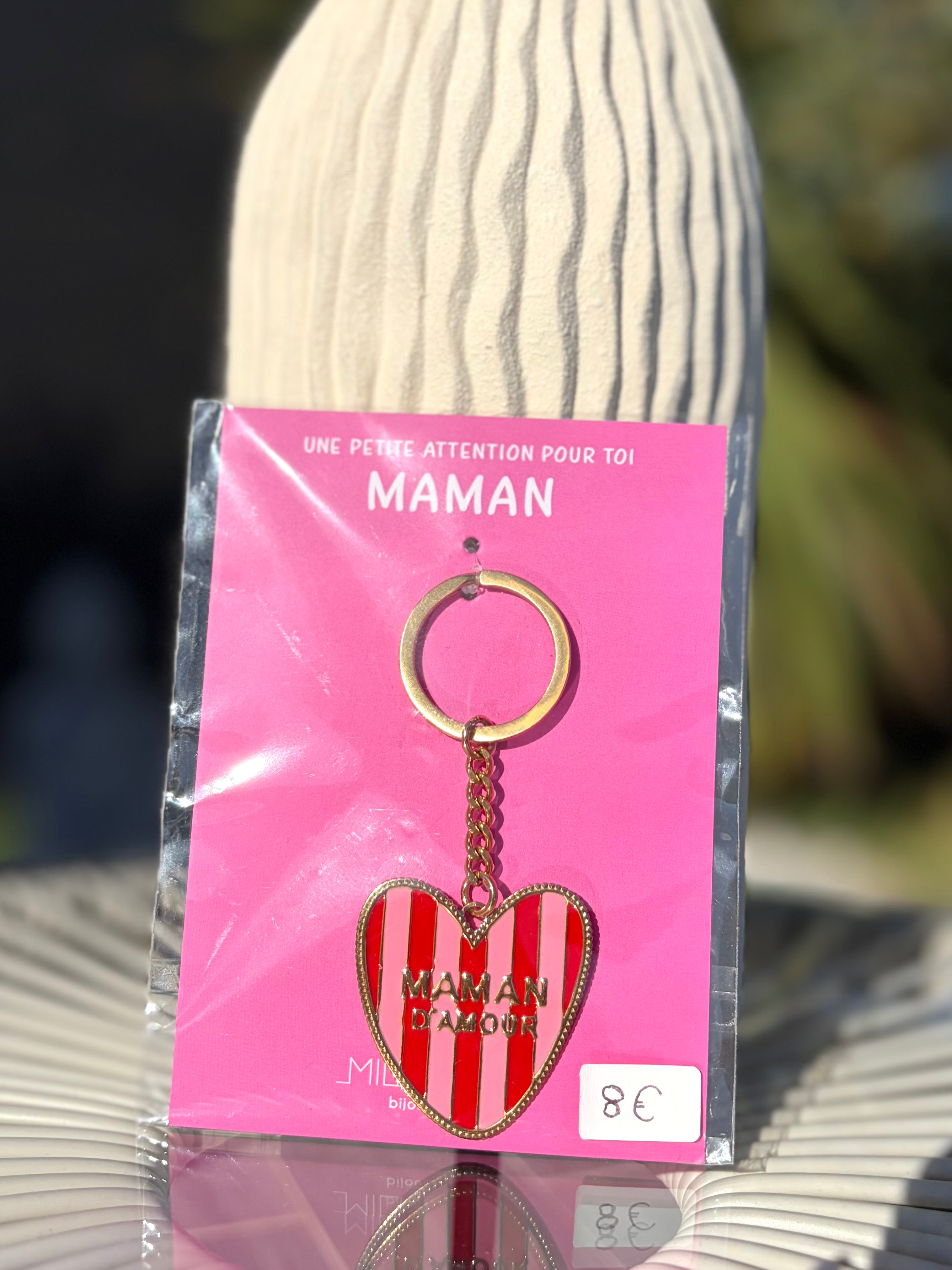 Porte clés maman d’amour